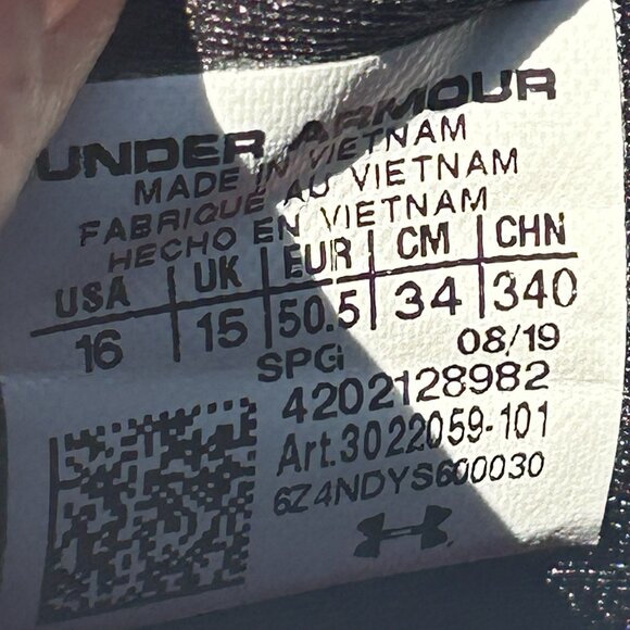 Under Armour Bryce Harper 4 Low Baseball Cleats – Men’s Size 16 – New - Picture 9 of 15